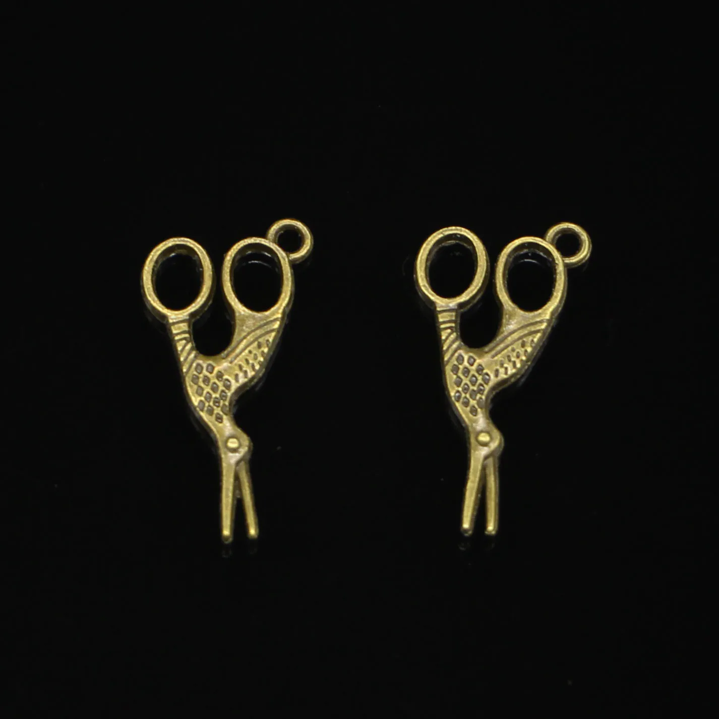 92pcs Antique Bronze Plated sewings scissors Charms for Jewelry Making DIY Handmade Pendants 28*15mm | Украшения и аксессуары