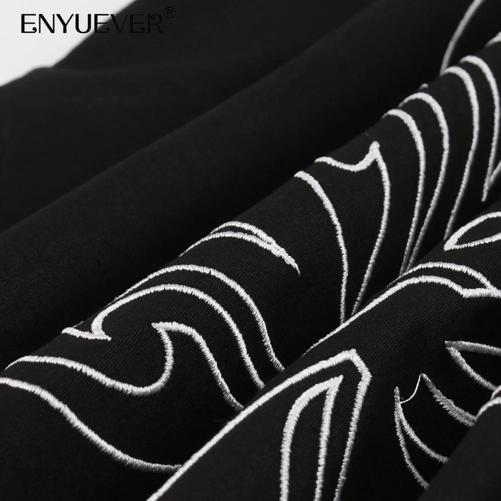 Enyuever стимпанк готическое Платье женское кружевное корсет Vestido Повседневная