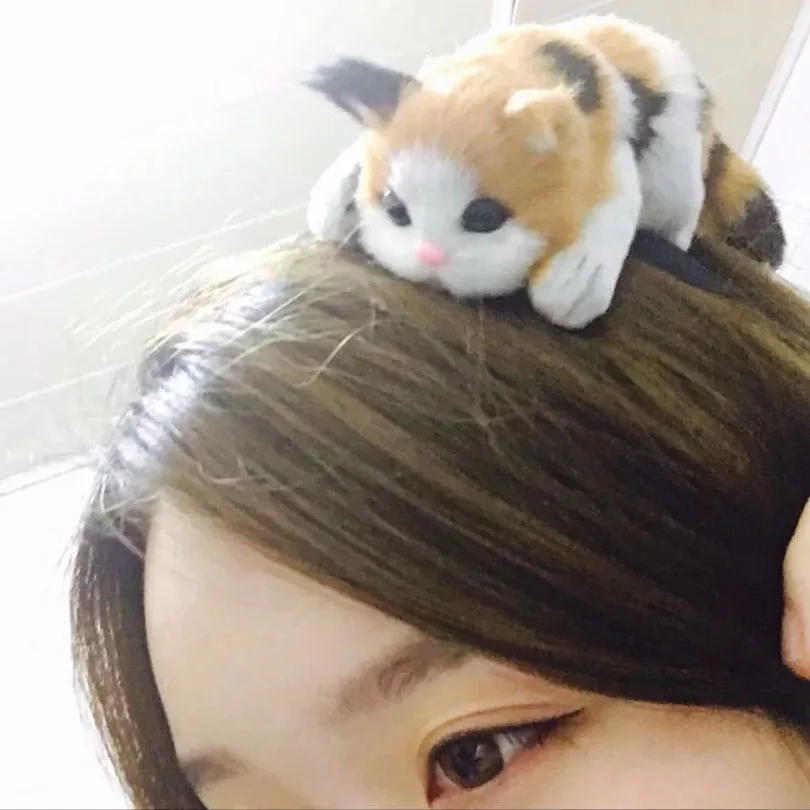 Haimeikang японский стиль Mori Girl Лолита Kawaii кошачья голова повязки для волос вечерние головные уборы украшение обруч для волос аксессуары - Цвет: Cat