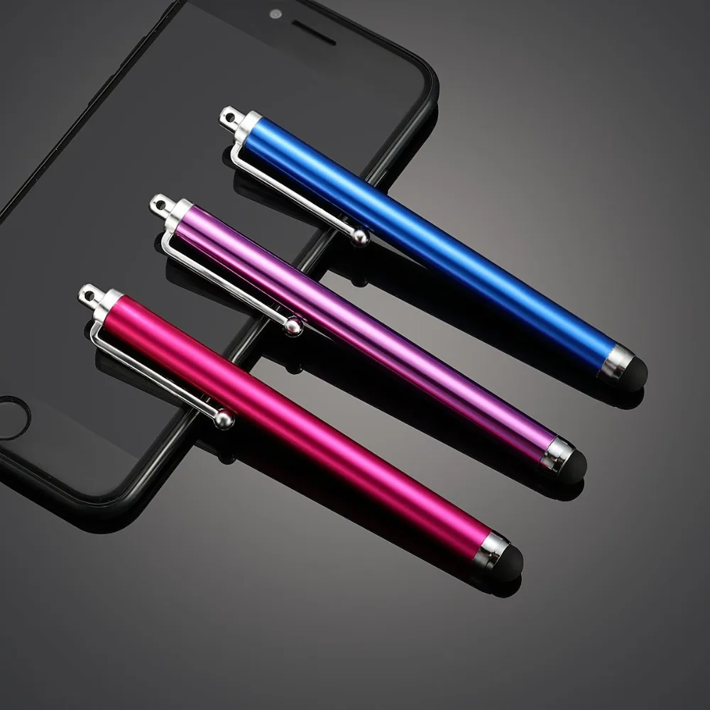 Металлическая сенсорная ручка 11 см стилус для экрана смартфона синего и