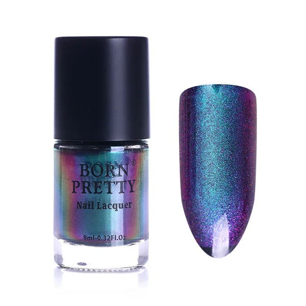 Pattern 11 BORN PRETTY 1 бутылка 9 мл Лак для ногтей хамелеон лак для ногтей блестки лак блестки неровные блестки лак для ногтей - Цвет: Pattern 11