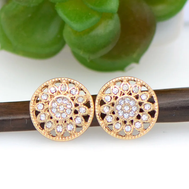 Модные Классические круглые серьги-гвоздики для женщин | Украшения и аксессуары