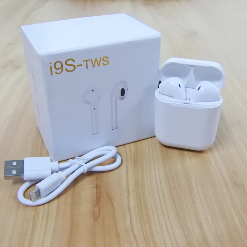 Хит продаж i9s tws Bluetooth 5 0 наушники беспроводные с двойным звонком auricolare Спортивная