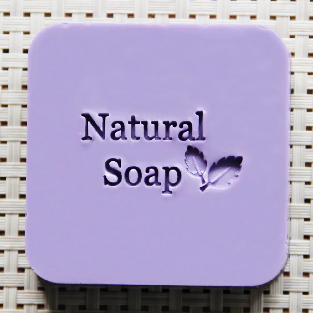 

Natural Handmade Soap Seal Stamp Leaf Pattern Acrylic Mold Chapter