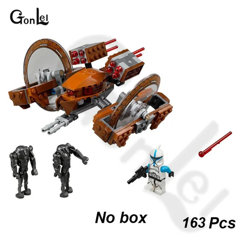 A2.No Box Новая звездная серия Wars Строительные блоки Супер Герои первый заказ Poe Звездный истребитель Пробуждение силы совместим с - Цвет: A2.No Box