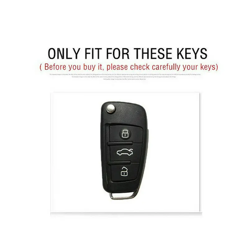 Чехол для автомобильного ключа чехол Audi A1 S1 A3 S3 A4 A6 RS6 TT Q3 Q7 2005 2006 2007 2008 2009-2013