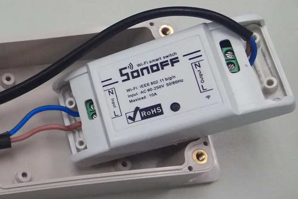Sonoff IP66 водонепроницаемая распределительная коробка водонепроницаемый чехол водостойкий корпус Поддержка Sonoff Basic/RF/Dual/Pow для рождественских елок