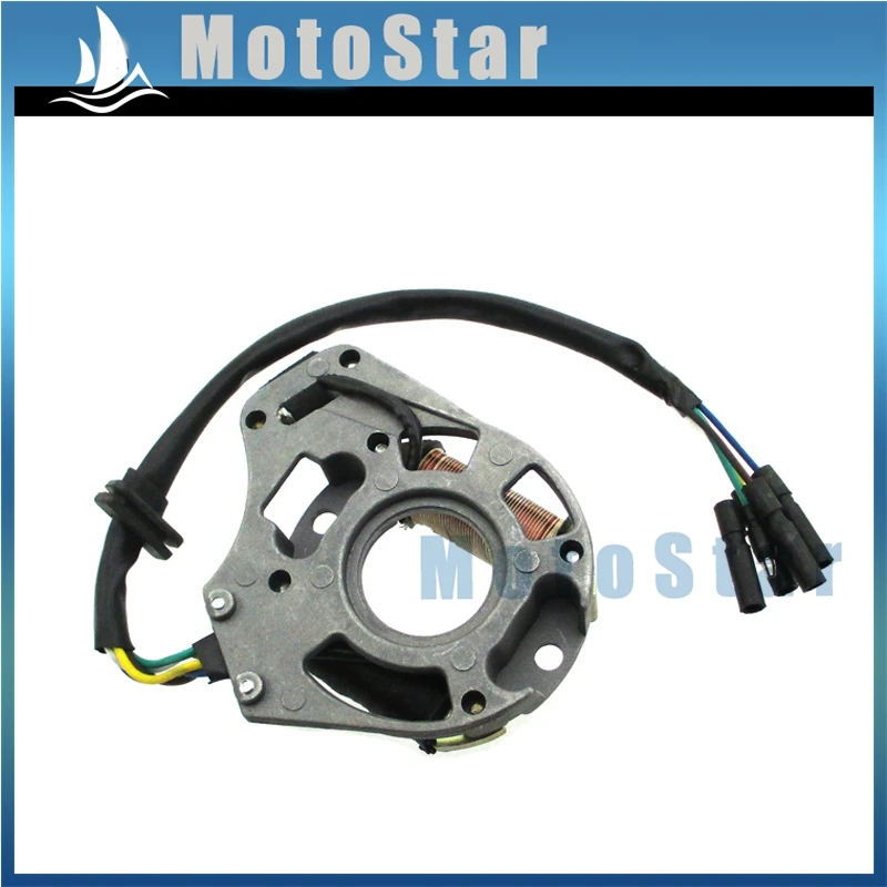 Пластина статора Магнето для китайского 50cc 70cc 90cc 110cc 125cc с воздушным охлаждением 4