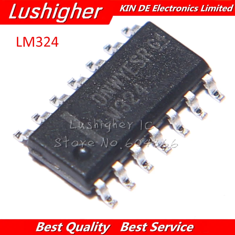 20 шт. LM324D LM324DR LM324 SOP14 SOP LM324DR2G LM324DT SMD новый оригинальный|Интегральные схемы| |