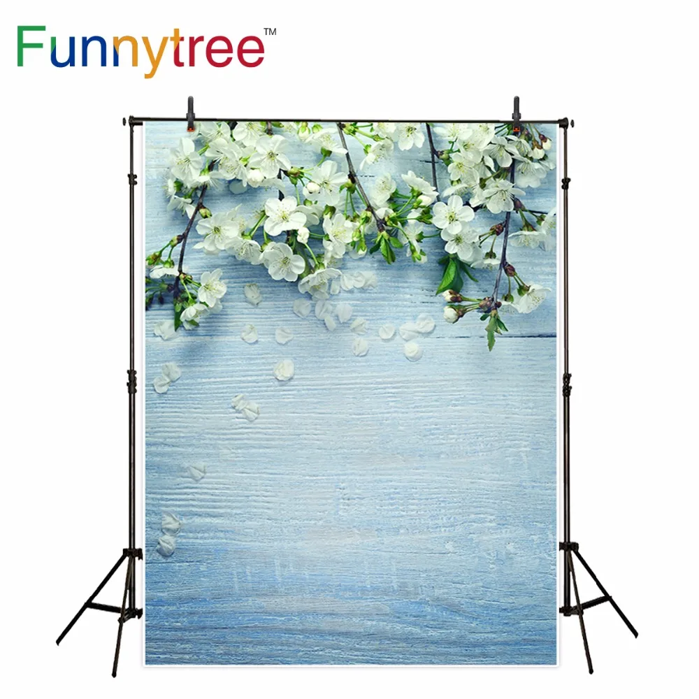 

Фон Funnytree для фотосъемки с изображением весенних цветов листьев деревянного пола фон для фотостудии Фотофон фото реквизит для фотосъемки