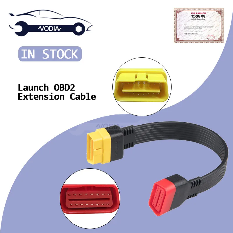 Launch OBD 16Pin удлинитель для X431 V/V +/PRO/Easydiag 3 0/Mdiag/Golo II расширенный кабель|Кабели и