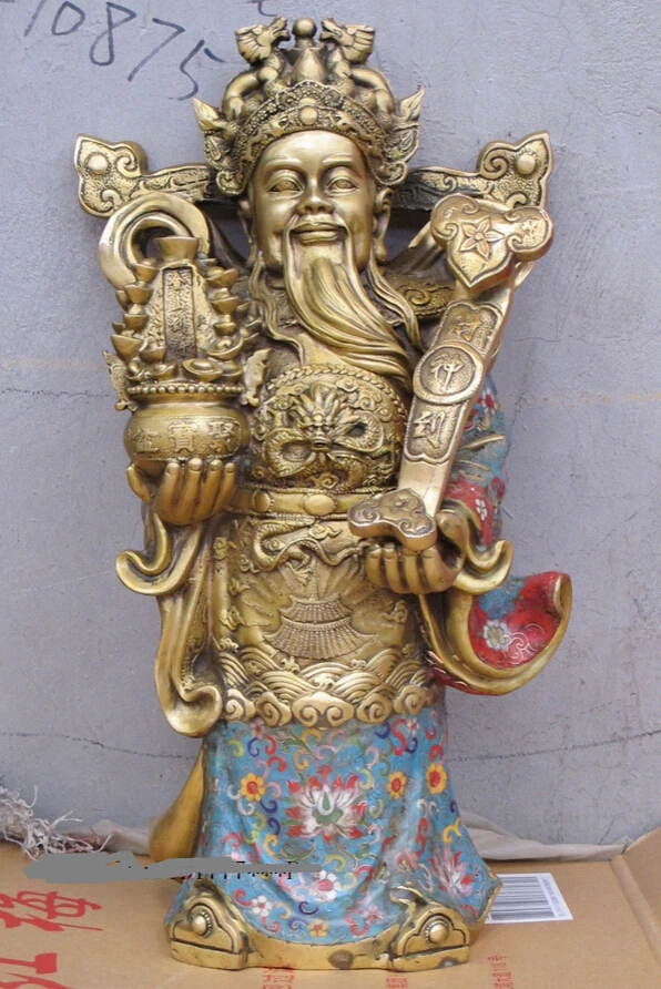 Bi001708 Статуя китайского семейного бога богатства биган 20 дюймов|god of wealth|god dragonsgod