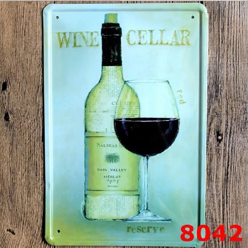 2016 винтажный домашний Декор Горячая Ретро металлическая роспись на заказ пивной