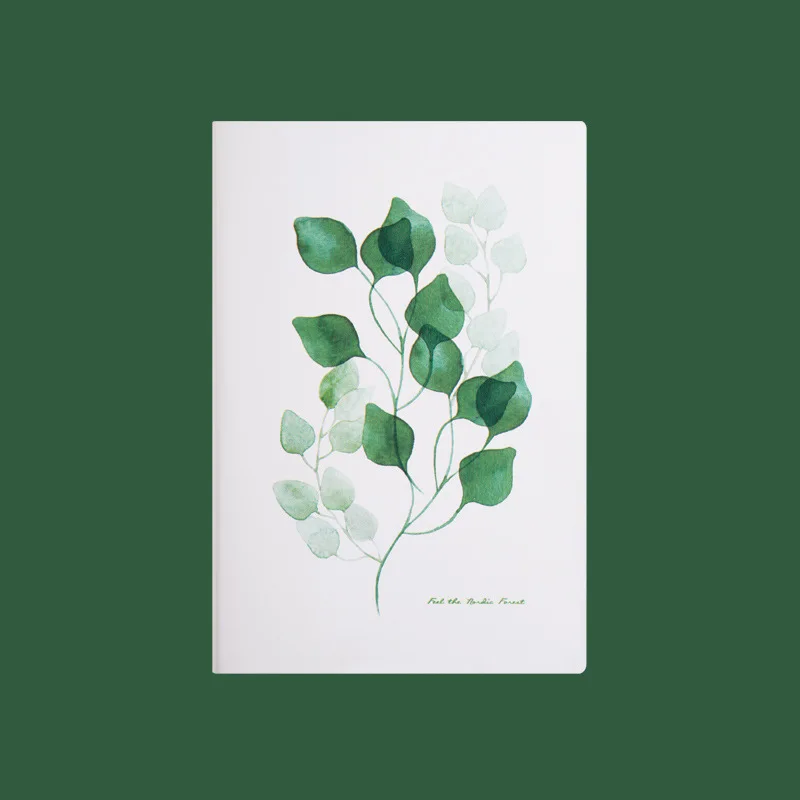 Блокнот Журнал A5 Green Plant планировщик дней из искусственной кожи Записная книжка