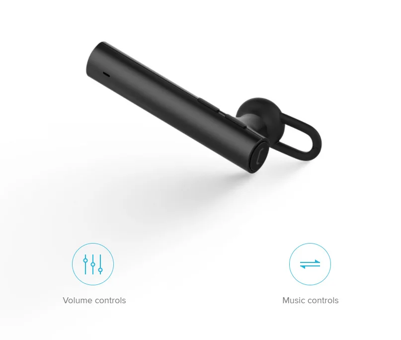Оригинальная Xiaomi mi bluetooth-гарнитура, базовая Молодежная легкая музыкальная композиция, переключатель громкости, компактный светильник mi c HD MEMS