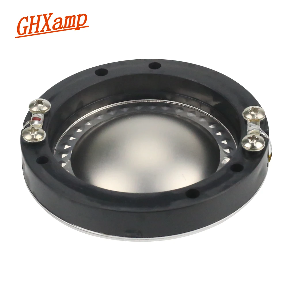 Chatos de Titânio Bobina de Voz Acessórios de Reparo de Alto-falante Ghxamp Fios Filme Buzina Pinça Diafragma 44 Core 8ohm Driver Faça Você Mesmo 2 Peças 44.4mm