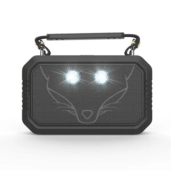DOSS Водонепроницаемый IPX6 Bluetooth V4.0 Колонка Портативный Беспроводной Динамик Акустика 20 Вт Стерео с Басом Встроенный Микрофон и Фаонарик для Телефона Ноутбука Компьютера MP3 Поддержка TF AUX - Цвет: Black