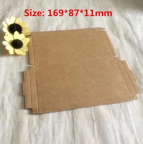 

50pcs/lot-16.9*8.7*1.1cm Brown Carton Kraft Box, Kraft Packaigng Paper, Storage Boxes for Phone Soap Gift Jewelry