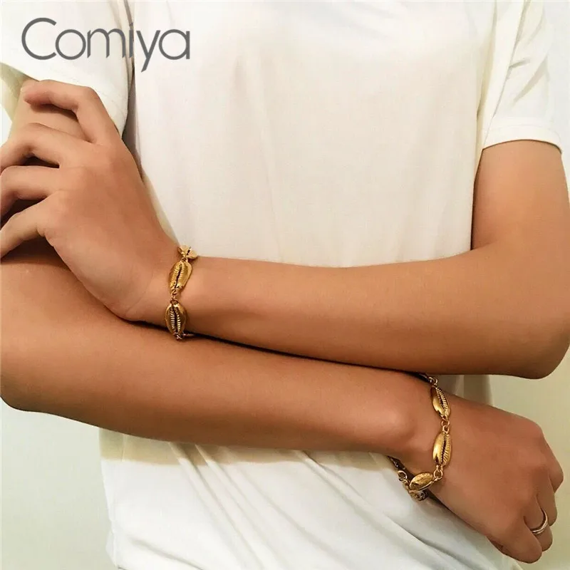 Comiya Aliexpress Bracelets For Women Pulseira Feminina Ethnic Zinc Alloy Simple Personality Gold Color Bracelet Bijoux | Украшения и