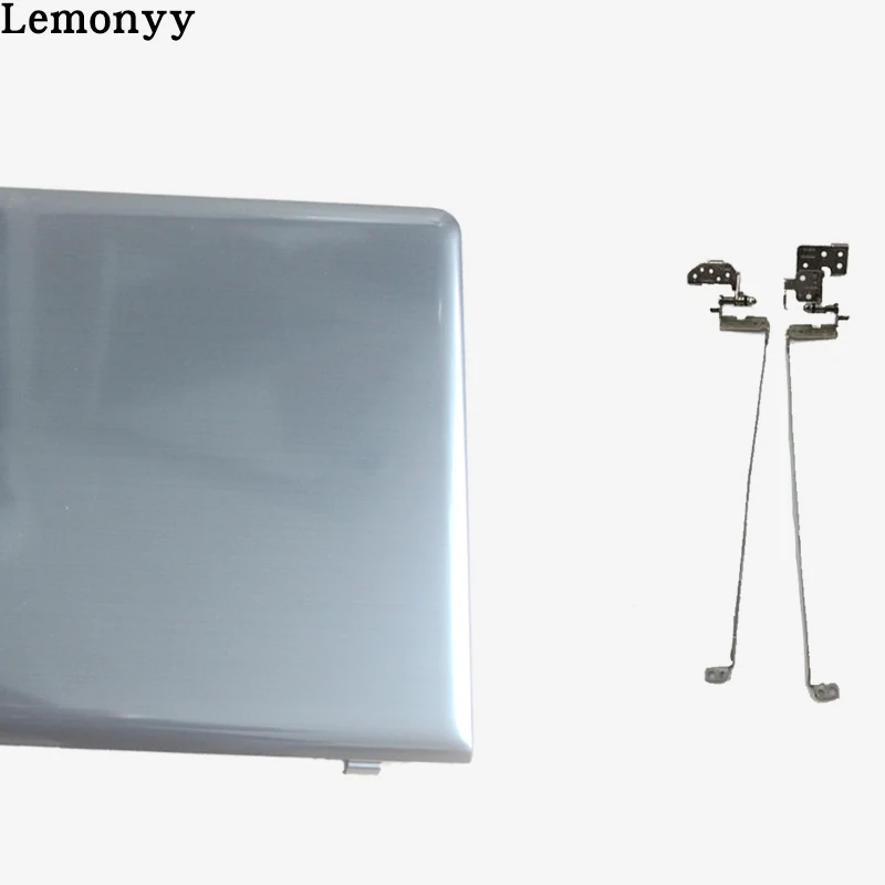 Для samsung NP 350V5C 355V5C ЖК-дисплей задняя крышка BA75-04090A BA75-04090C/ЖК-дисплей ободок крышки BA75-04115A BA75-04115B/ЖК-дисплей Петли L& R - Цвет: gray A and hinges