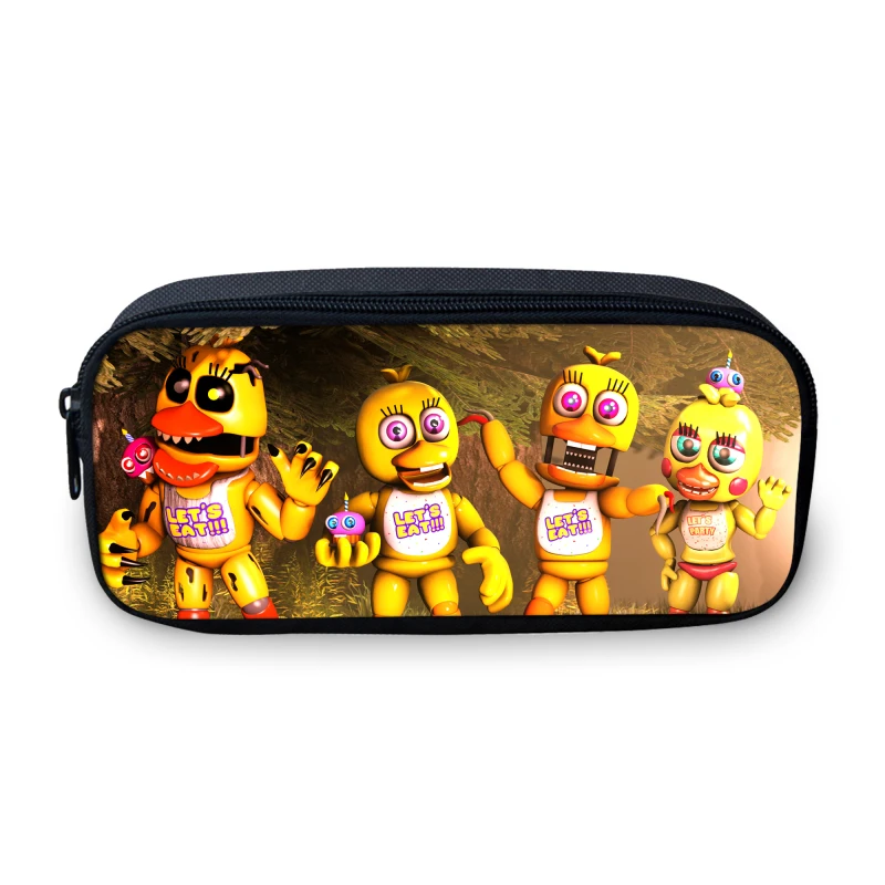 VEEVANV картонная коробка студенческий пенал Five Nights At Freddys, сумка для макияжа для девочек-подростков, школьные детские сумки для учащихся