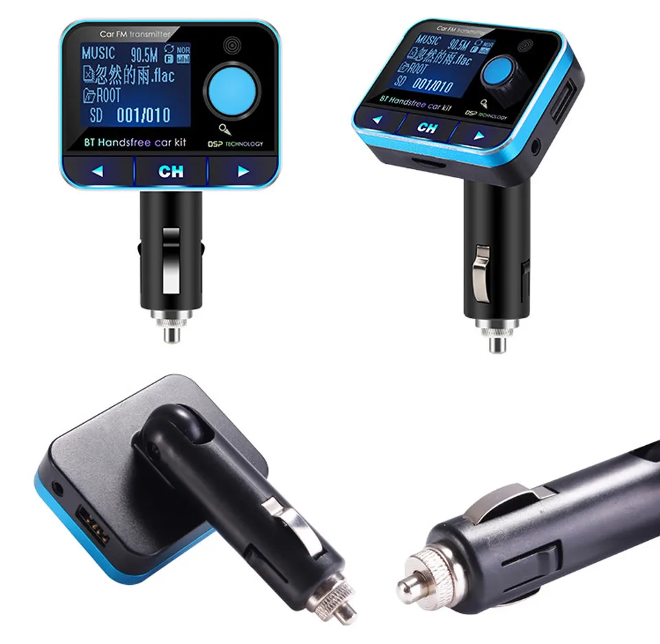 Супер Bluetooth автомобильный комплект громкой связи Беспроводной fm-передатчик