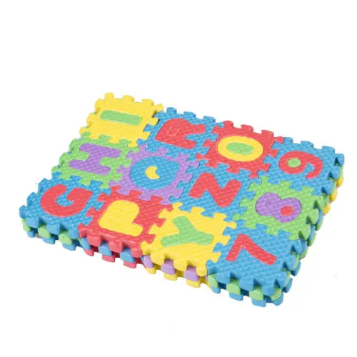 36 шт. Детский мягкий напольный коврик из вспененного этиленвинилацетата с