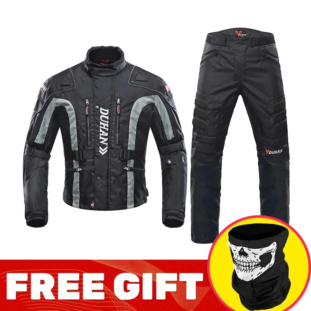 D-023 Black Suit DUHAN мотоциклетная куртка, Мужская Защитная Экипировка, мотоциклетная куртка, мотоциклетная куртка, ветрозащитная, морозостойкая, туристический, мотоциклетный, для верховой езды - Цвет: D-023 Black Suit