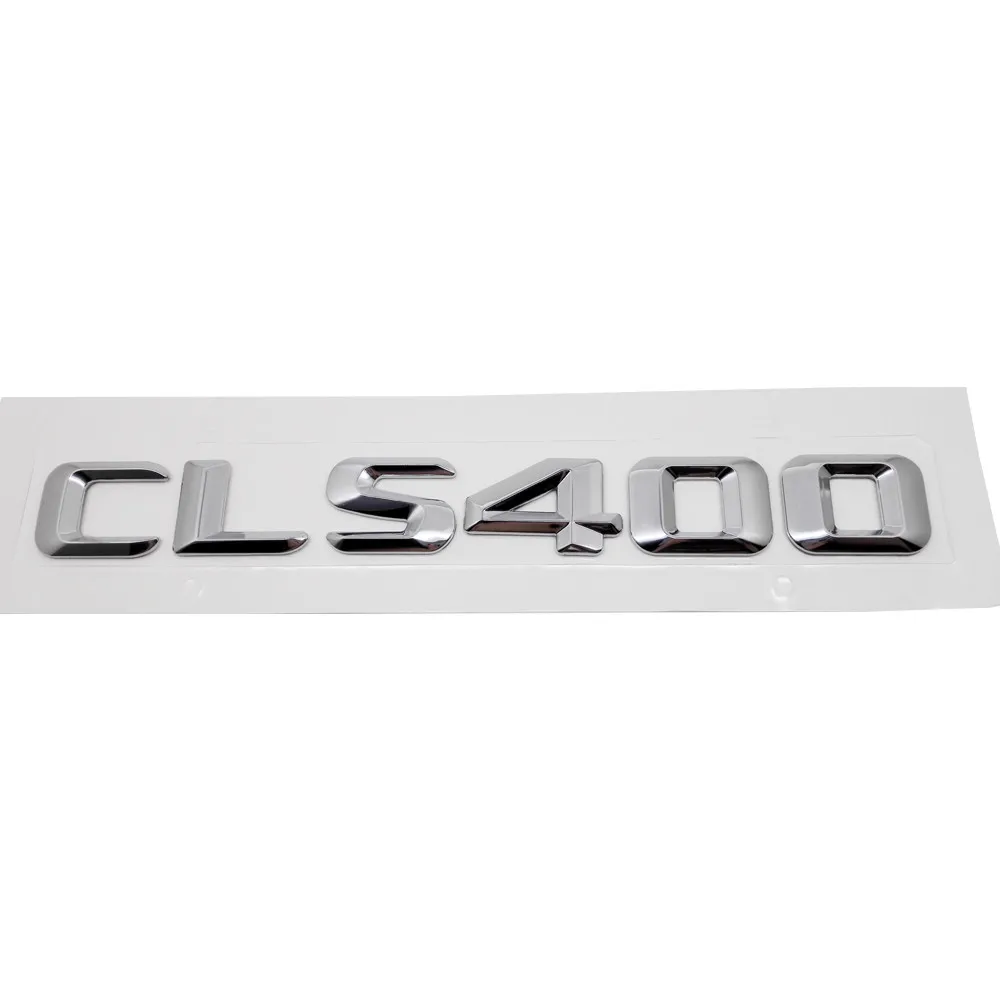 Для Benz CLS 63 550 Mercedes CLS55 CLS260 CLS350 CLS400 CLS500 W219 W220 W212 Chrome Письмо Стикеры сзади автомобиля эмблема переоборудования