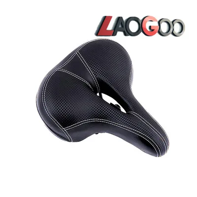 Велосипедные седла MTB эластичность полый дышащий из искусственной кожи губка