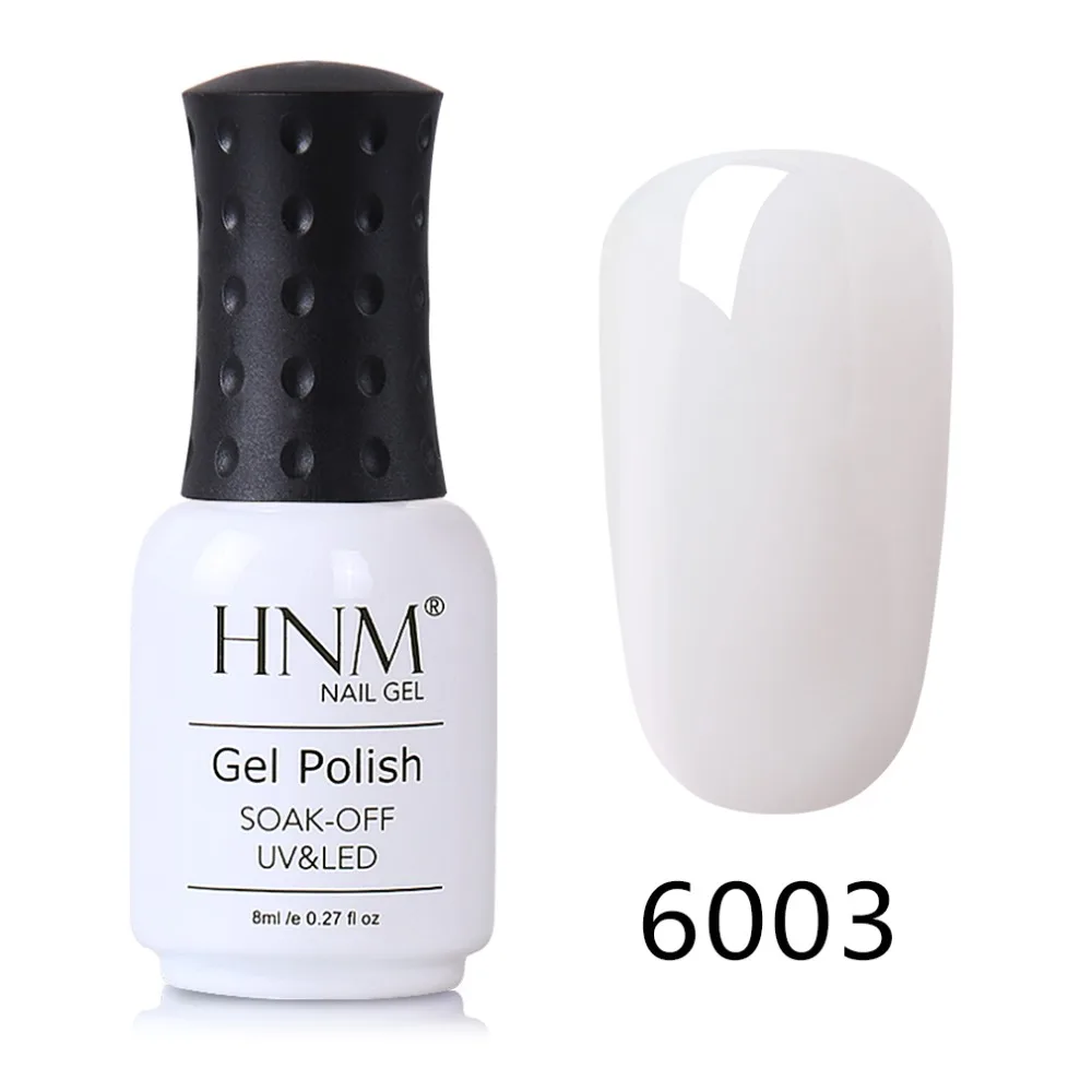 HNM One Step 30 классических однотонных цветов 8 мл УФ-гель для ногтей удаляемый