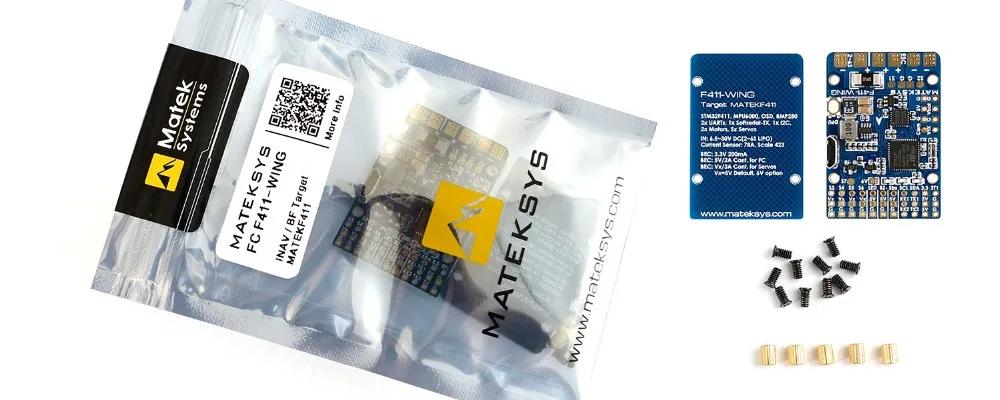 Летный контроллер Matek Mateksys крыло STM32F411 управление полетом INAVOSD MPU6000 BMP280 с