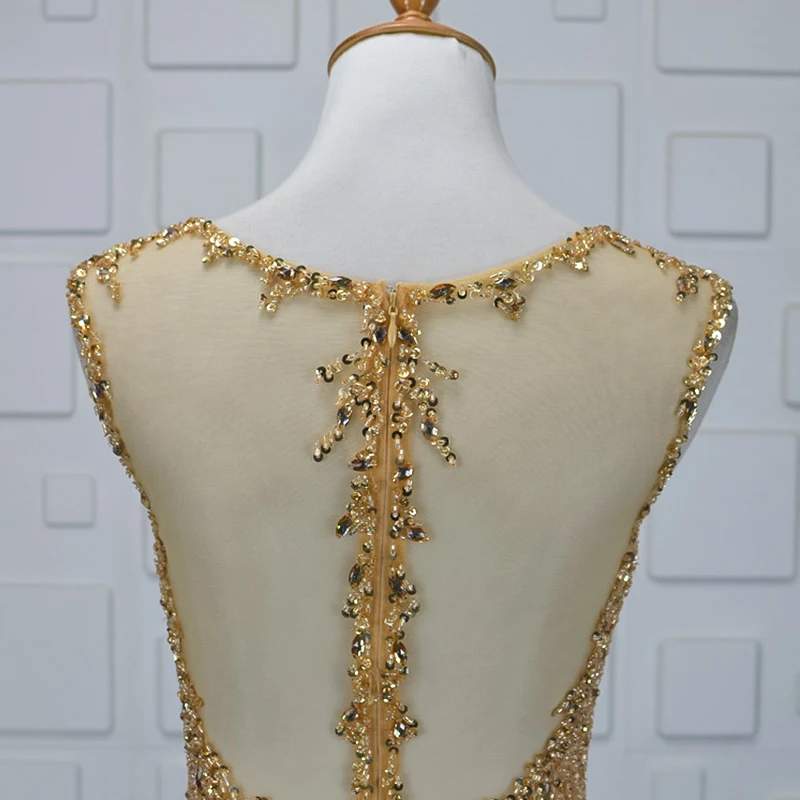 JANCEMBER роскошное платье в пол с бусинами кристаллами блестками круглый вырез