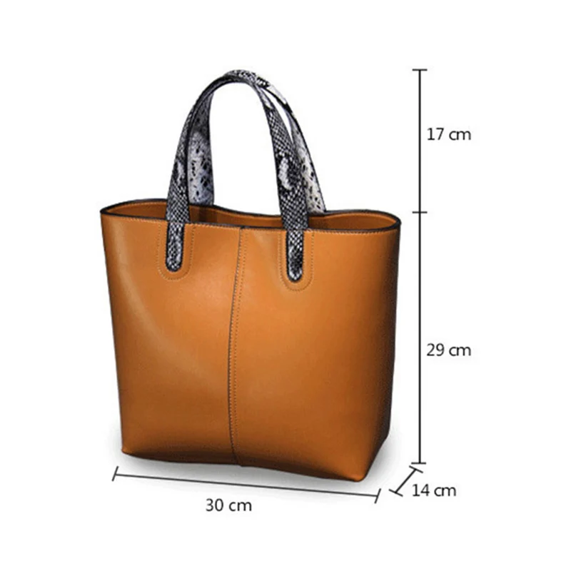 100% Genuine Leather Luxury Handbags Women Bags Designer Shoulder Serpentine Handle New Fashion For Youth Sac Female | Багаж и сумки