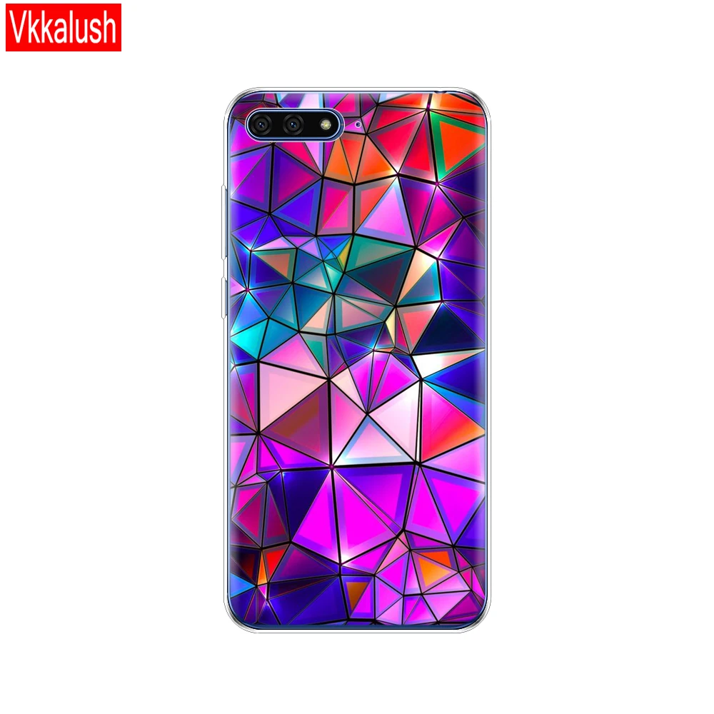 Силиконовый чехол для huawei Y6 чехол 5,7 дюйма Atu-L21 чехол для huawei Y6 Prime задняя крышка Защитный Мягкий ТПУ - Цвет: 80043