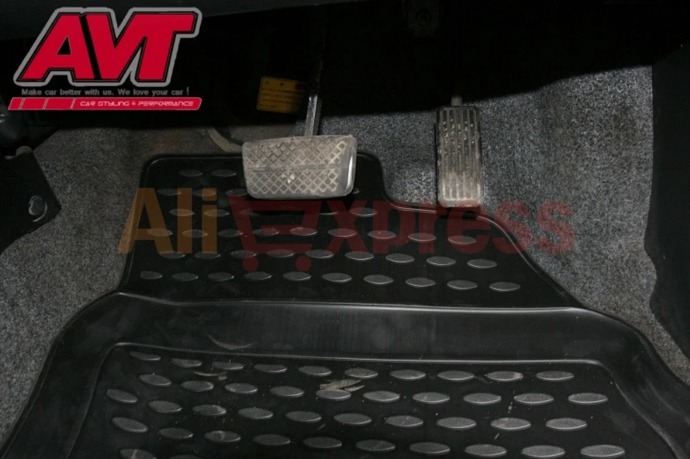 Коврики чехол для Honda Fit GD1 JDM 2006-2009 4 шт. Резиновые Нескользящие коврики аксессуары