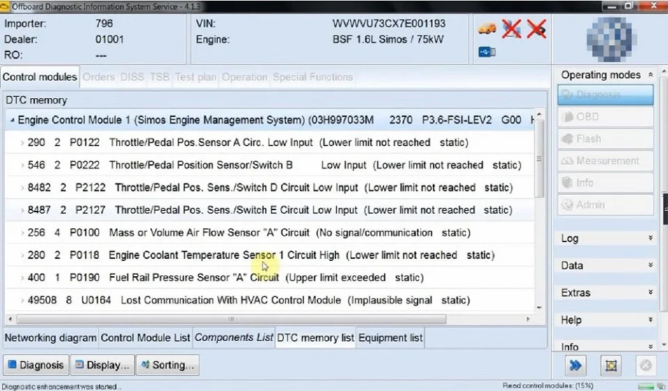 Новое программное обеспечение ODIS 4.3.3 с Keygen для VAG 9 брендов Odis VAS 5054A Odis V4.3.3 Поддержка нескольких языков VAS5054A, хранящихся в 16 Гб