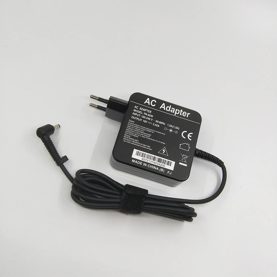Штепсельная вилка ЕС 19V 3.42A 4 0*1 7mm 60w Ноутбук ac адаптер питания зарядное устройство