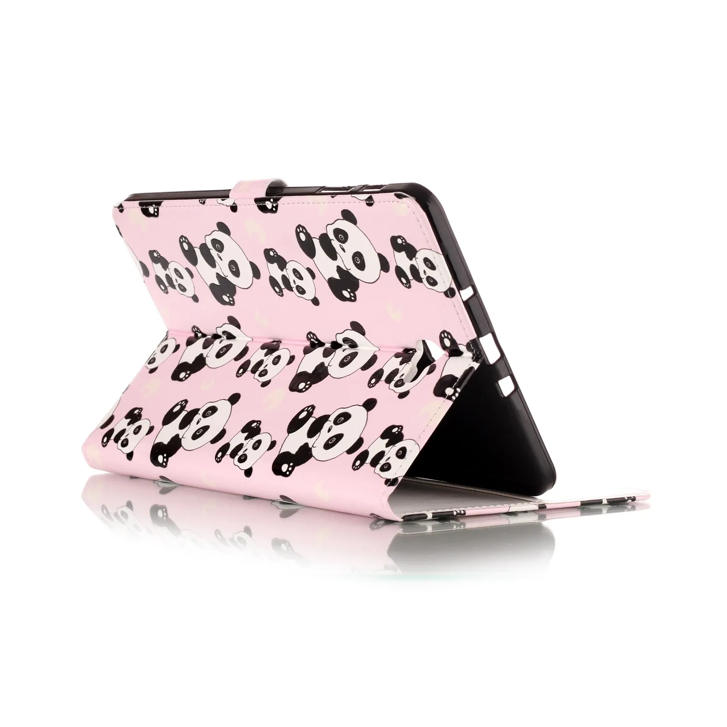 Чехол-книжка из искусственной кожи с рисунком панды и волка для Samsung Galaxy Tab A A6 10 1