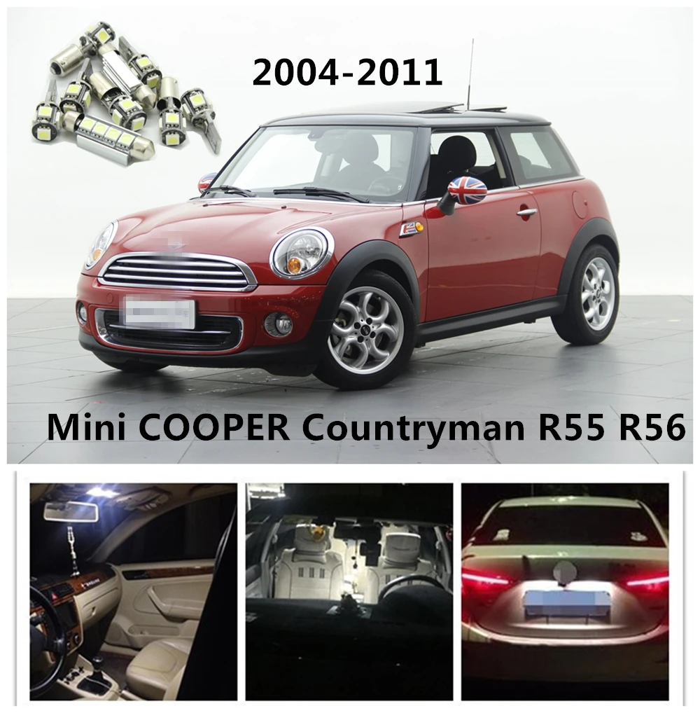 LOAUT 10 шт. без ошибок белый Автомобильный светодиодный Canbus лампы внутренняя