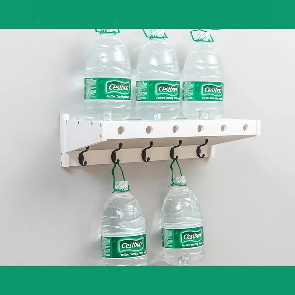 

Creative hook porch shelf bathroom wall coat hook storage shelf living room wall coat hook LM3181655