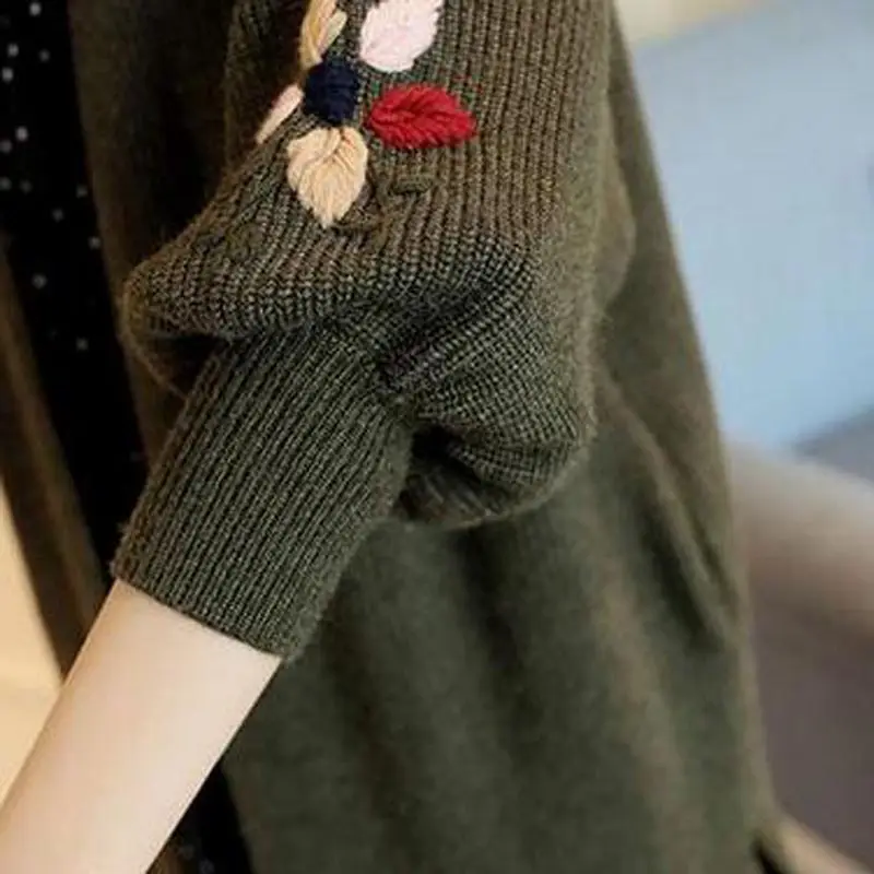 Женские кардиганы повседневный теплый Длинный дизайнерский Женский трикотажный