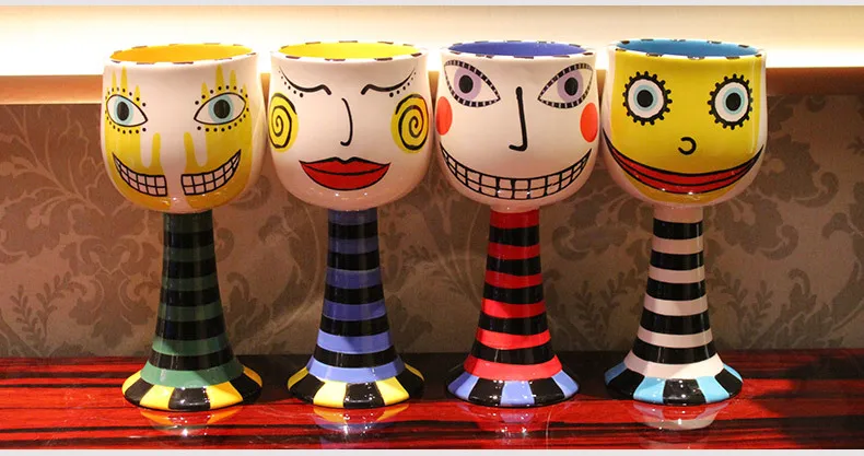 Цветной рисунок Кубок Мода оригинально кружка мороженое кофейная чашка шампанское вино оригинальность керамика красивые чашки Xicara