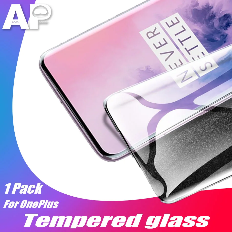 Acespower закаленное стекло с закругленными краями для Oneplus 7pro защита мобильного