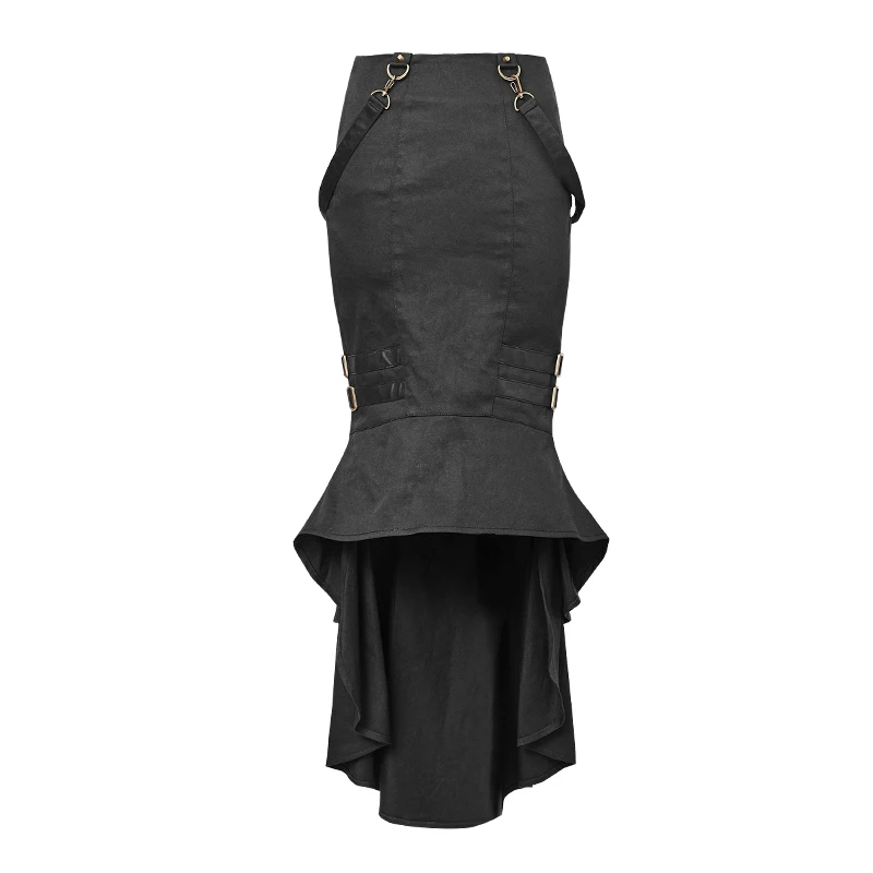 Steampunk Punk military style Fashion Womens Sexy fishtail Gothic Skirt 2 color Q276 | Женская одежда
