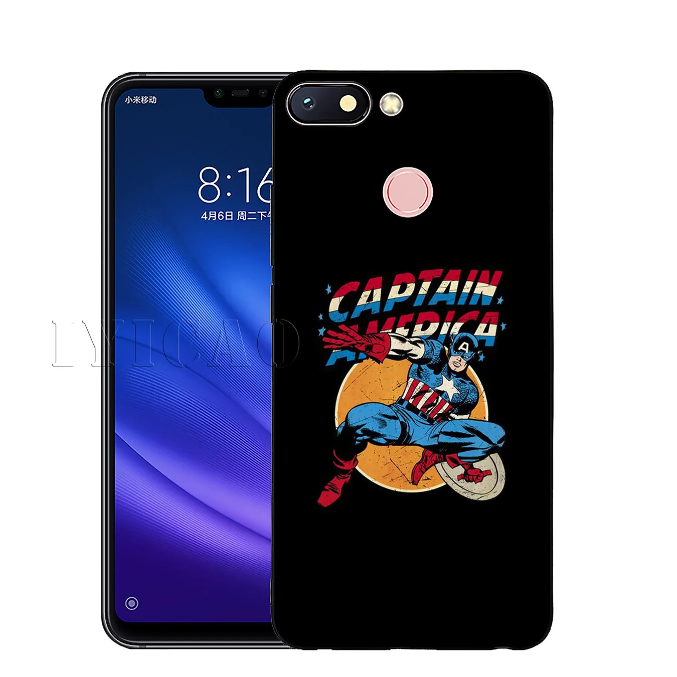 IYICAO Marvel Мстители Мягкий силиконовый чехол для телефона Xiaomi Mi 9 SE 9T CC9 CC9E 8 A3 Pro A1 A2 Lite