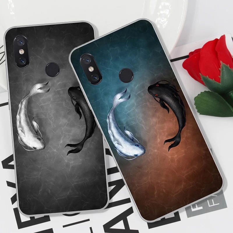 Чехол для xiaomi mi A2 lite мягкий силиконовый чехол с милым мультяшным рисунком A2lite