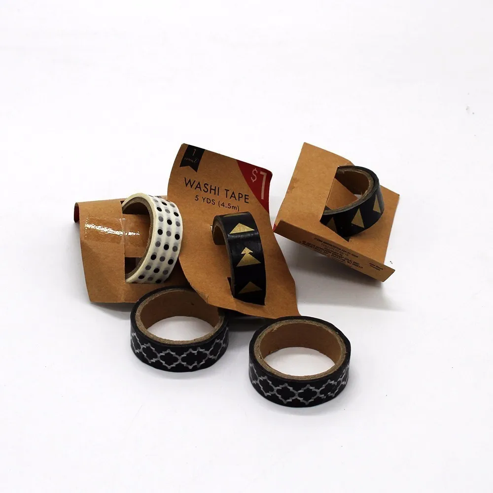 3 pcs Hand account and paper color washi scrapbooking packing diy decoration style literary materials tape printing supplies |