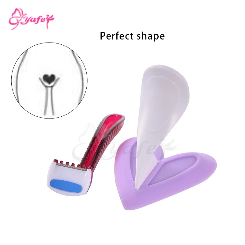 YAFEI Epilator Secret Bikini Privates Parts Adult Erotic sex toys Pubic Hair Shaving Template Wax Razor Sex for Women | Красота и