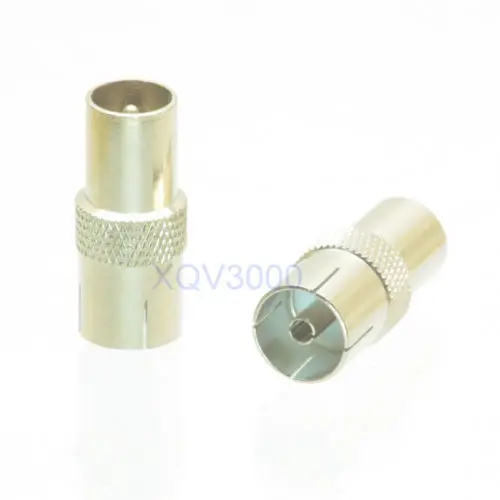 1 шт. преобразователь адаптера IEC PAL DVB-T штекер телевизора в гнездовой разъем RF